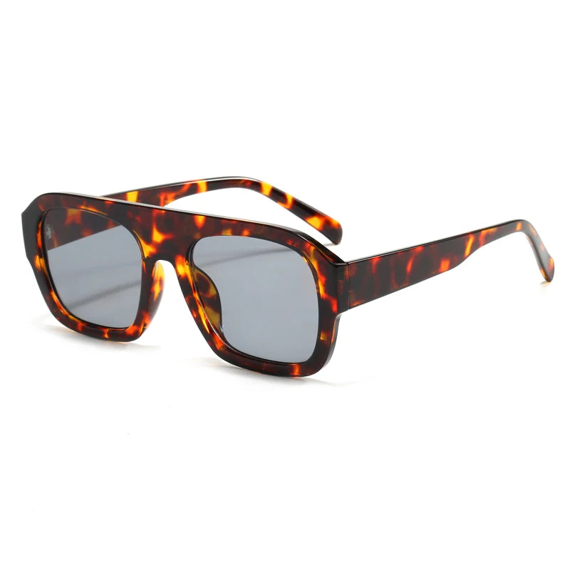 Classic Rectangular Large Frame Sunglasses – Women Fashion New Retro Sun Glasses | INS Eyeglasses Men Unisex