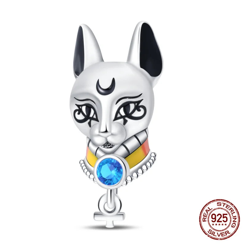 Hot Bible Cross Pink Zircon Charm – 925 Sterling Silver DIY Bracelet for Women