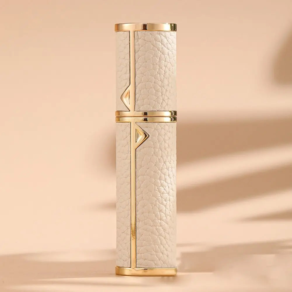 5ML PU Lychee Perfume Bottle – Refillable Bottom-Fill Atomizer | Travel Ultrafine Mist Fragrance Container