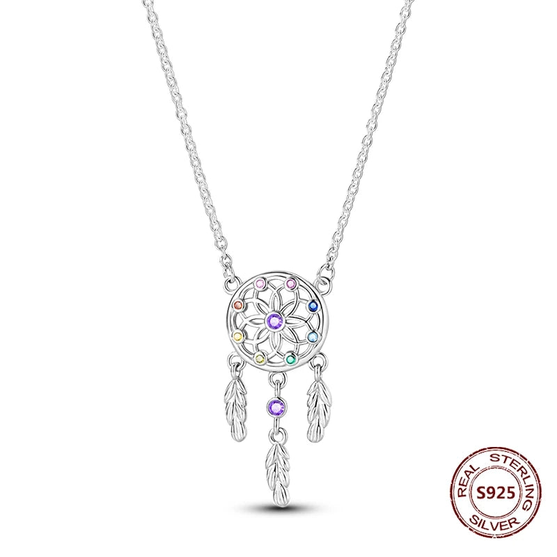 Heart to Heart Necklace 925 Sterling Silver Love Pendant Chain for Women – Wedding & Engagement Fine Jewelry