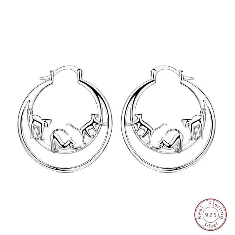 New Original 925 Sterling Silver Sweetheart Bow & Crab Ocean Earrings | Donut Zircon Round Design Women’s Fine Jewelry