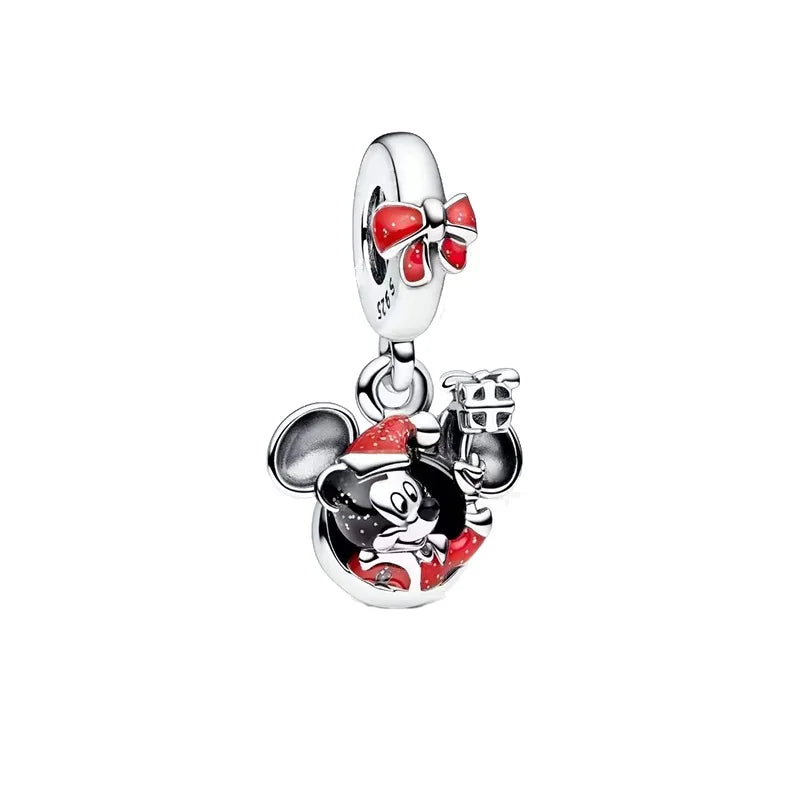 New Halloween Disney Cheshire Cat & Stitch Charm Beads – Fit Original Pandora Bracelet & Necklace, Women’s Holiday Jewelry Gift