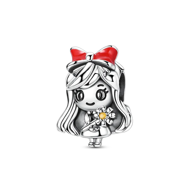 925 Sterling Silver Zircon Bowknot Heart Balloon Charms | Original Pendant Beads Fit Bracelet DIY Fine Jewelry for Women