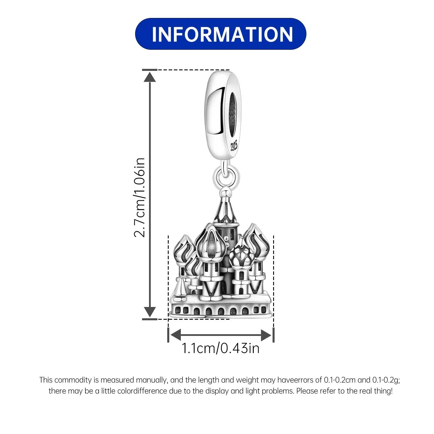 925 Sterling Silver Jesus Religious Symbol Charm Bead | Faith Pendant for Original Bracelet DIY Jewelry Gift