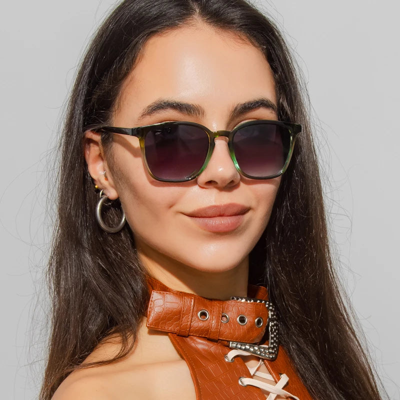 Fashion Small Square Sunglasses – Men & Women Colorful Frame Y2K Retro Gradient Sun Glasses | Hip Hop Shades UV400