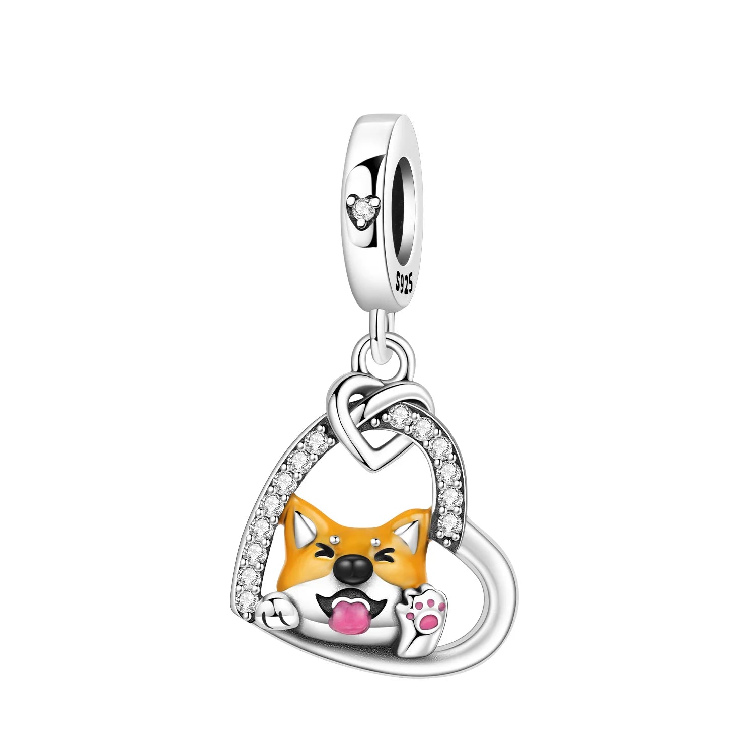 Hot Sale 925 Sterling Silver Dog & Cat Pet Charms | Cute Animal Pendant for Women Bracelet & Necklace DIY Jewelry Gift