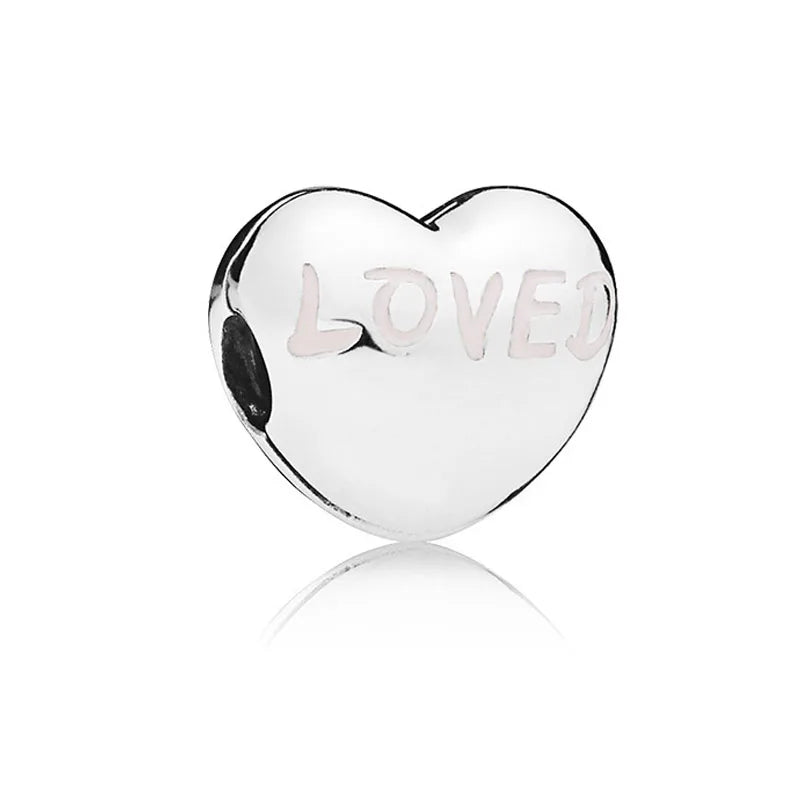 New 925 Sterling Silver Snowman Hedgehog Heart Bead | Fit European Original Bracelet DIY Exquisite Jewelry