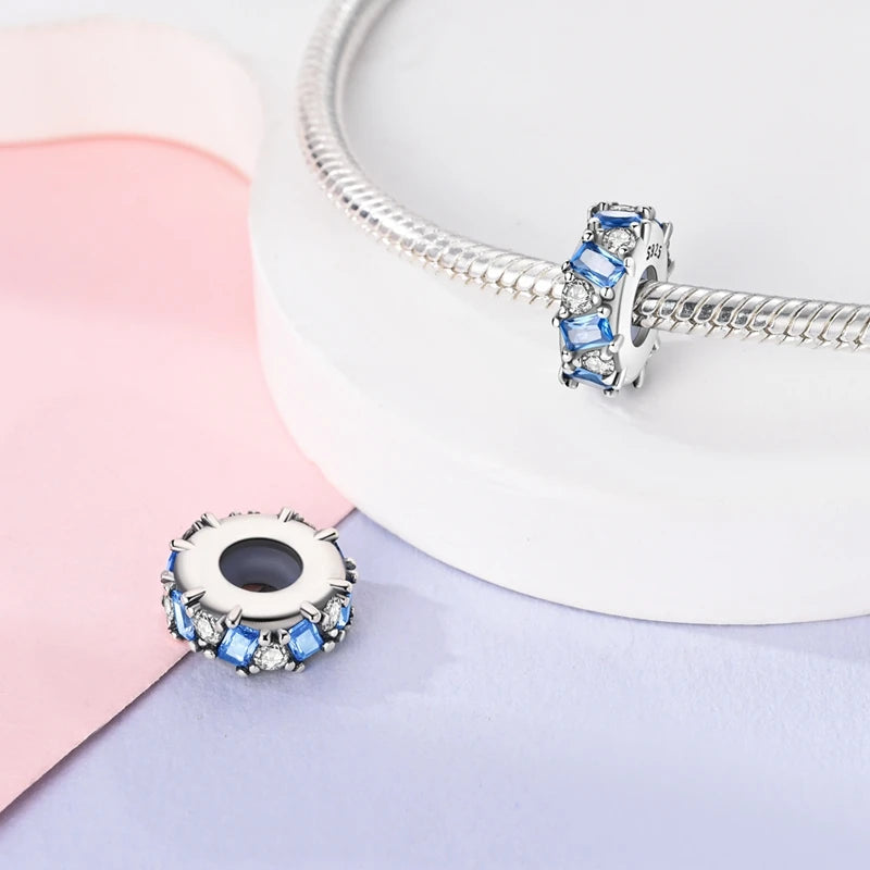 2025 Hot Sale 925 Sterling Silver Pink Butterfly Luminous Firefly Charm | Dangle Bead Fit Bracelet Necklace DIY Jewelry