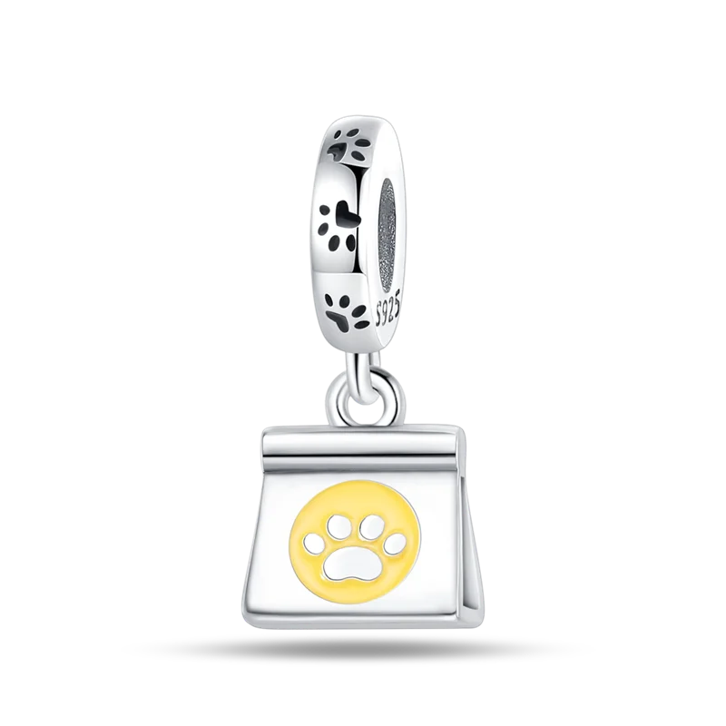 925 Sterling Silver Chocolate & Coffee Charm Beads | Fits Original Pandora Bracelet | DIY Jewelry Souvenir Gift