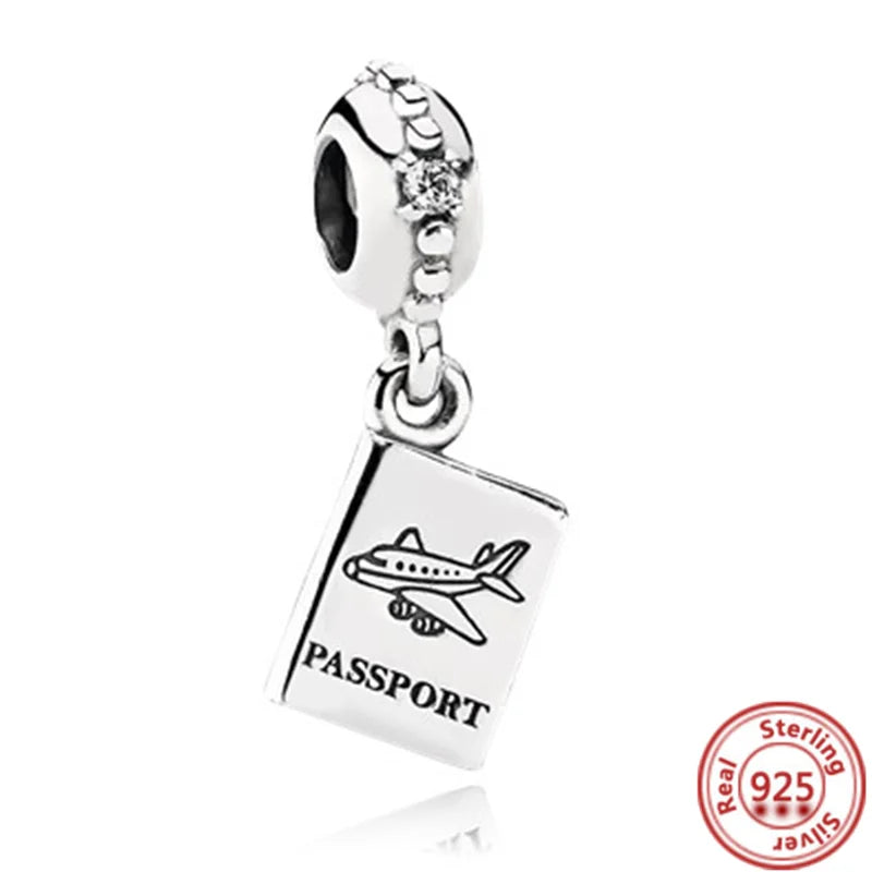2025 Classic 925 Sterling Silver Aircraft Whistle Gear Charms | Fit Original Bracelet DIY Jewelry Birthday Gift