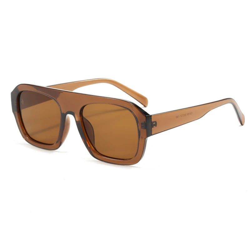 Classic Rectangular Large Frame Sunglasses – Women Fashion New Retro Sun Glasses | INS Eyeglasses Men Unisex