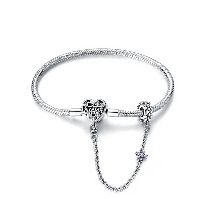 S925 Sterling Silver Snake Bone Chain Bracelet | Pandora Fit DIY Jewelry