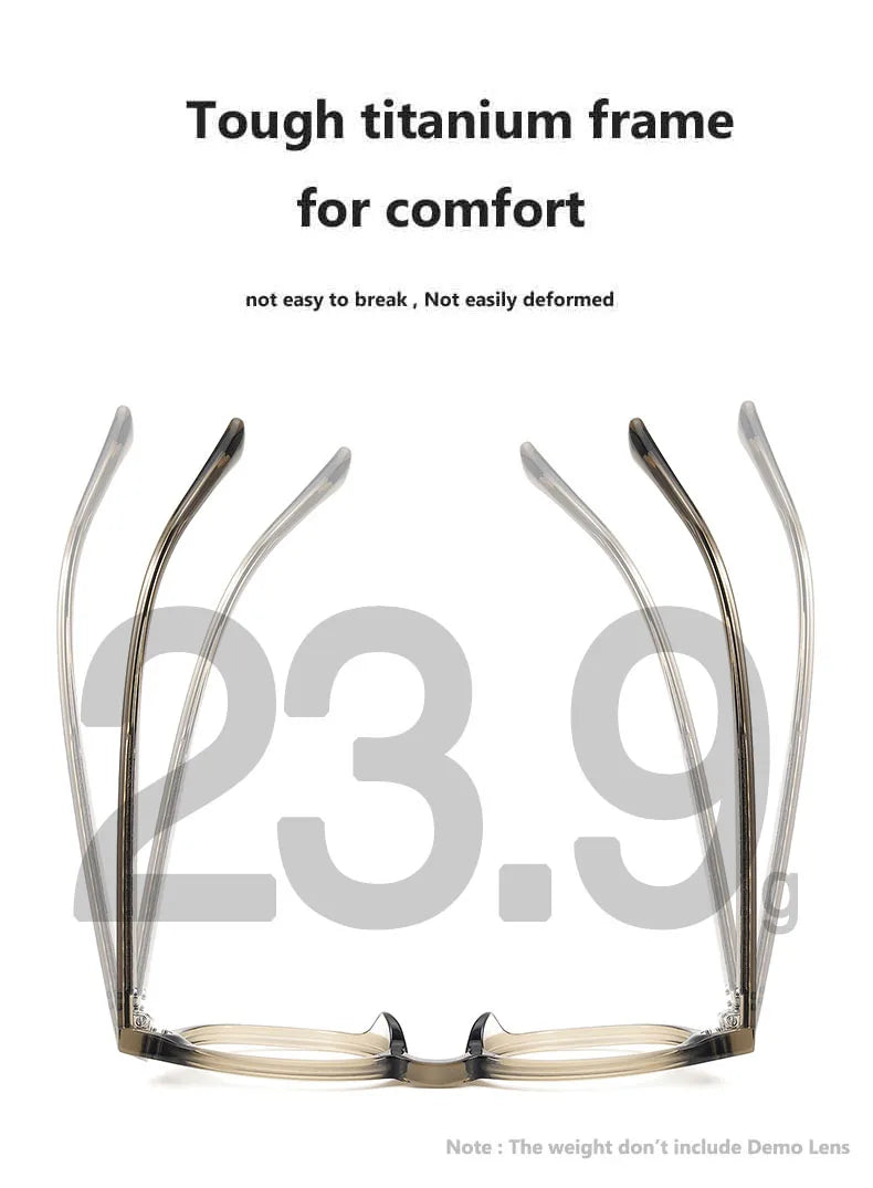 2025 Vintage Round Acetate Glasses 👓 Unisex High-Quality Eyewear