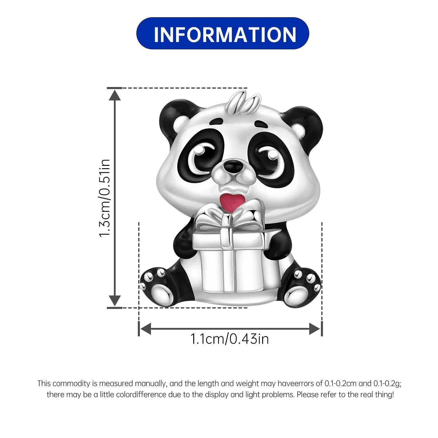 PANPOKI 925 Sterling Silver Blue Hat Penguin Beads | Animal Charms for Original Bracelet DIY Jewelry & Trendy Party Gifts