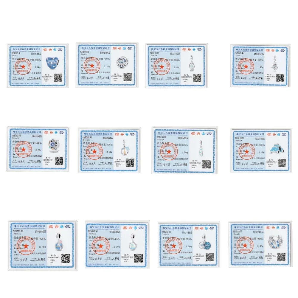 Original 925 Sterling Silver Pink Zircon Cat Dog Squirrel Red Heart Bead | Fit Bracelet Women DIY Jewelry Gift