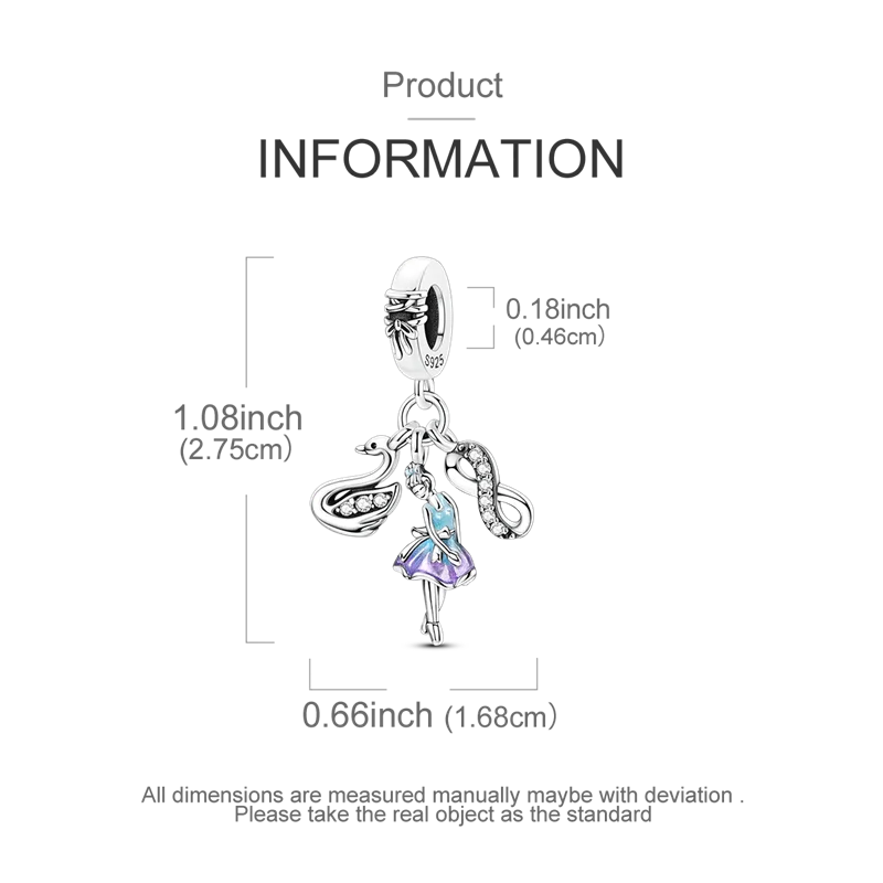 925 Sterling Silver Zircon Bowknot Heart Balloon Charms | Original Pendant Beads Fit Bracelet DIY Fine Jewelry for Women