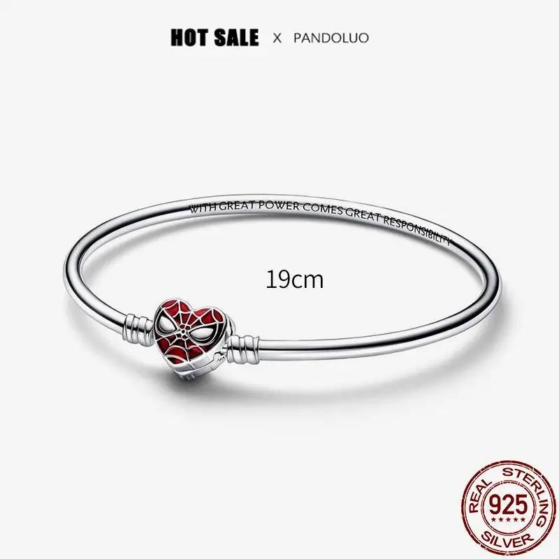 2025 Christmas Marvel Charm Beads – Iron Man Helmet Pendant & Spider-Man Bracelet Charms | Superhero Jewelry Gifts