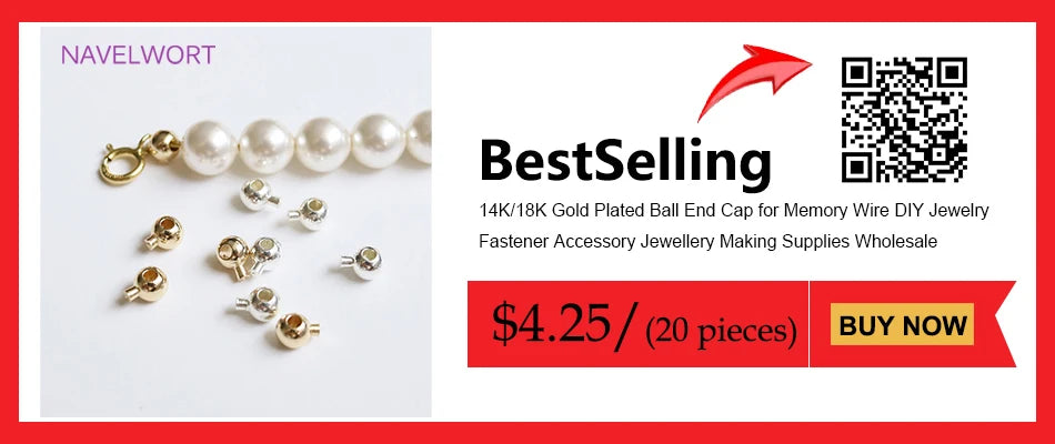 18K Gold Plated Zircon Round Spacer Beads | Brass Bracelet Beads for Jewelry Making | DIY Bead Separators Accessories