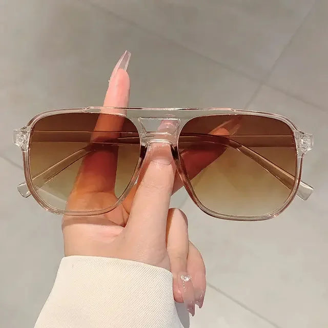 Retro Rectangle Sunglasses for Women – Brand Designer Vintage Small Frame Luxury Sun Glasses | Ladies Classic Black Square