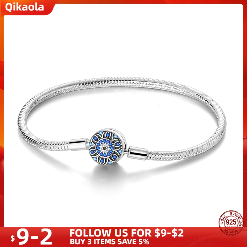 S925 Sterling Silver Snake Bone Chain Bracelet | Pandora Fit DIY Jewelry