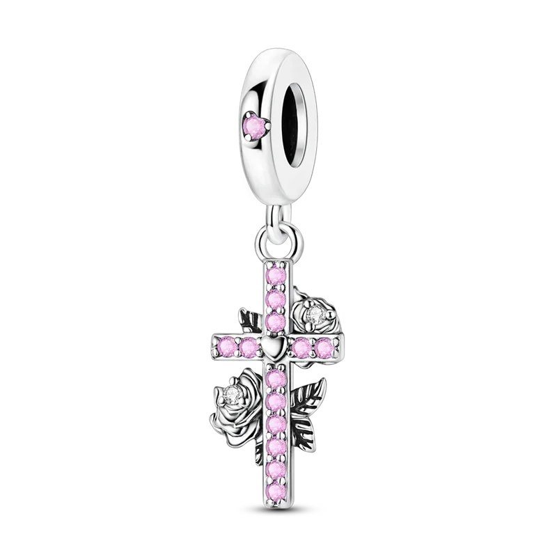 925 Sterling Silver Golden Autumn Charms | Maple Leaf & Pumpkin Beads Fit Original Bracelet DIY Jewelry Gift