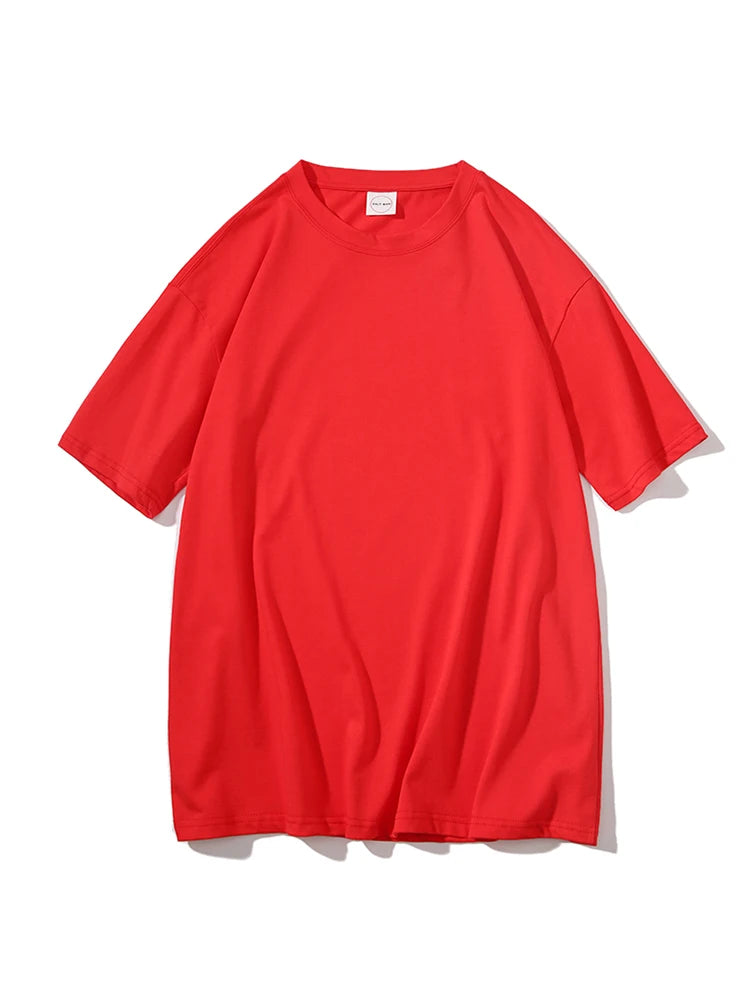 LEGIBLE 2025 Summer Women Short Sleeve T-Shirt – Loose Solid O-Neck Casual Tee 🌞👚