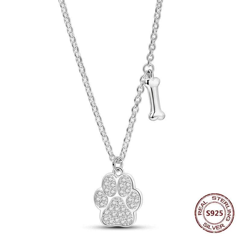 Heart to Heart Necklace 925 Sterling Silver Love Pendant Chain for Women – Wedding & Engagement Fine Jewelry