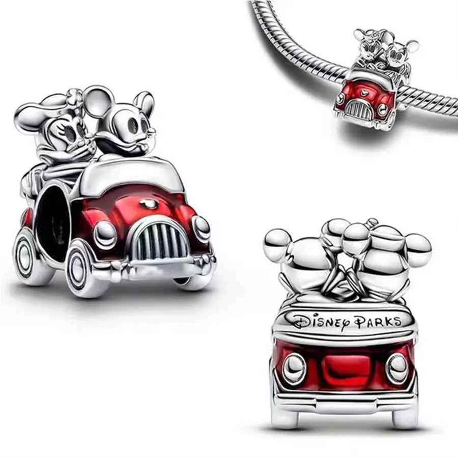 925 Sterling Silver Disney Spider-Man Charm Bead | Fits Pandora Bracelet | Women’s Fashion Jewelry Gift