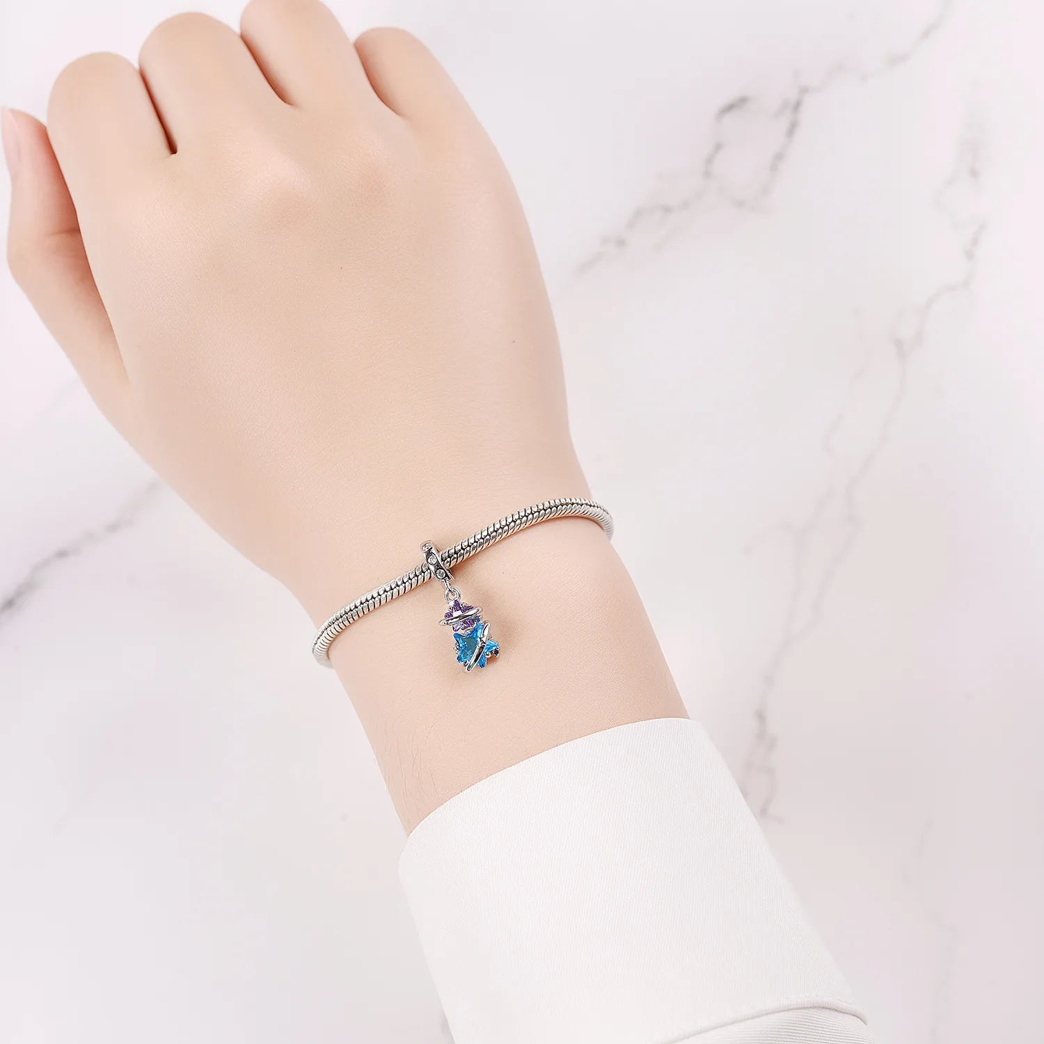 925 Sterling Silver Lovers Charms | Star Moon Sun & Magic Tarot Card Pendant for Bracelet Necklace DIY Jewelry Gift