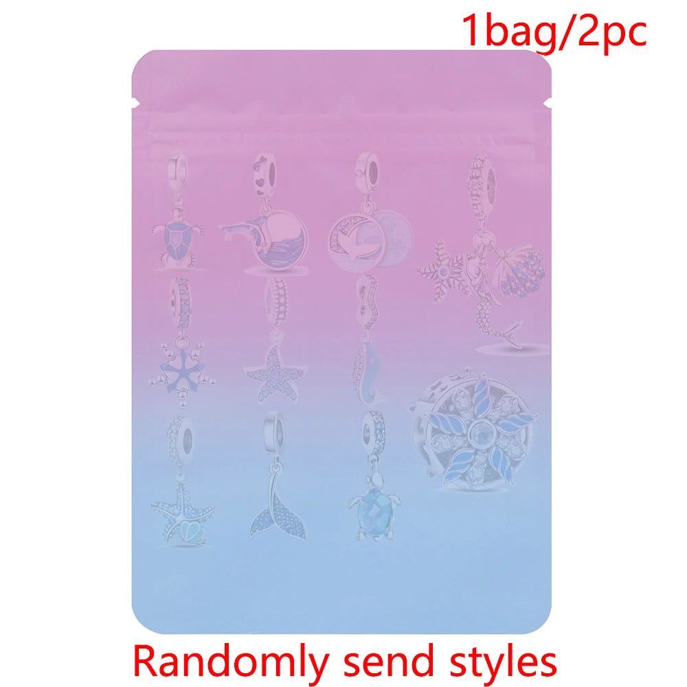 925 Sterling Silver Dopamine Cartoon Beads Charm | Classic Random Blind Bag | Affordable DIY Bracelet Jewelry Gift