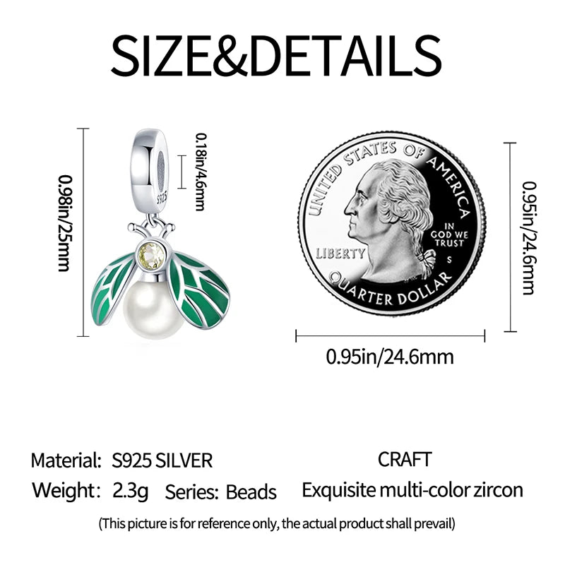 925 Sterling Silver Bee Series Charms | Fit Original Pandora Bracelet – DIY Women’s Jewelry Beads Hot Sale