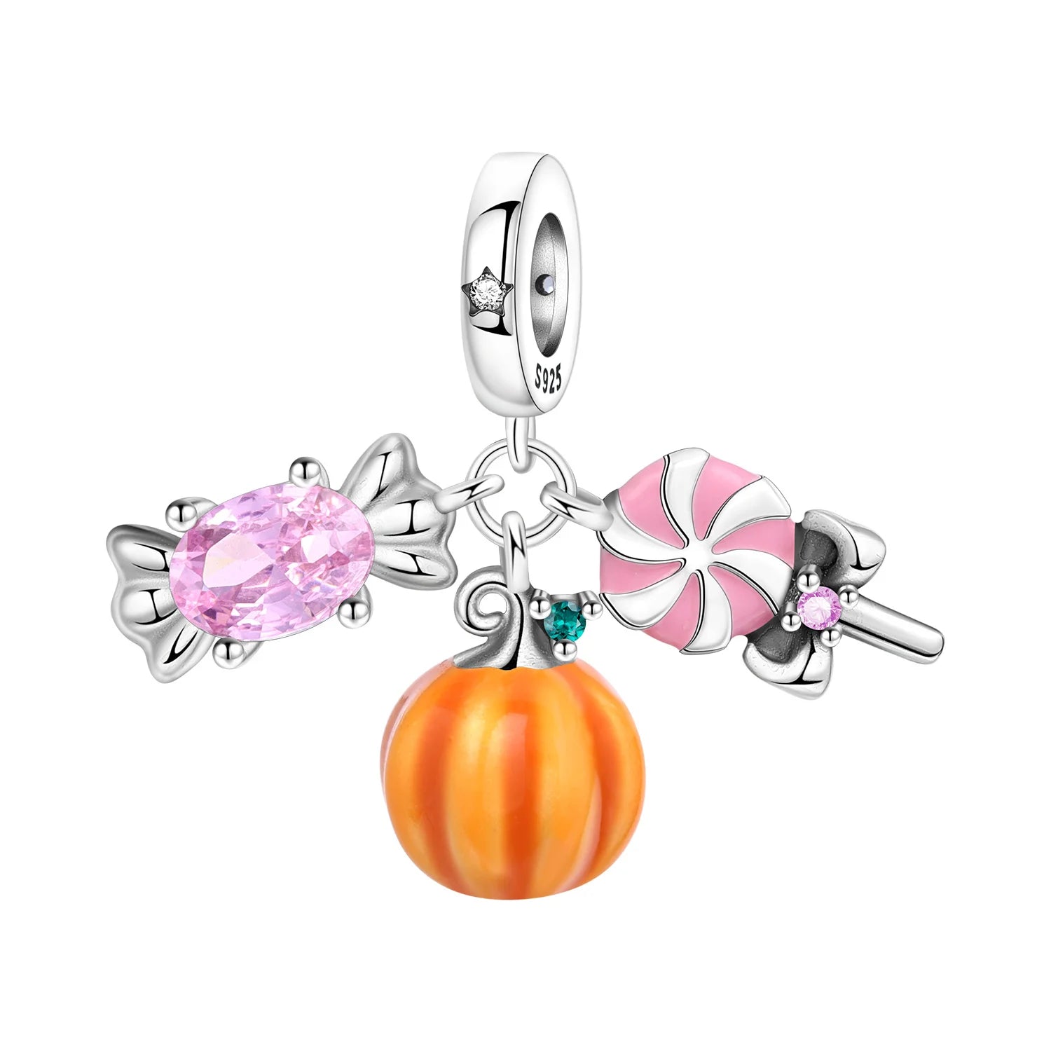 PANPOKI 925 Sterling Silver Little Devil Charm Beads | Fit Original Bracelet Pendant DIY Trendy Women Jewelry Gift