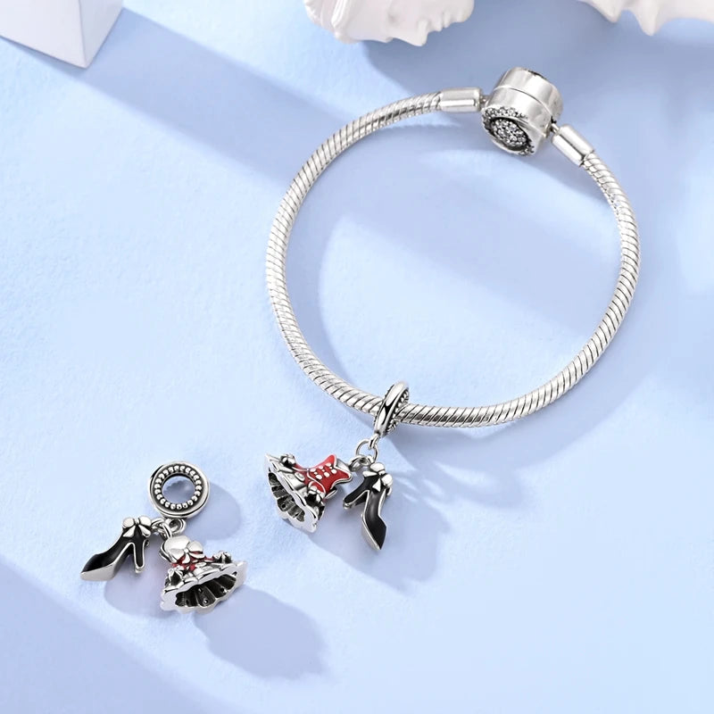 925 Sterling Silver Luminous Golden Firefly Charms | Sparkling Bee & Cat Dangle Beads Fit Original Bracelet DIY Jewelry Gift