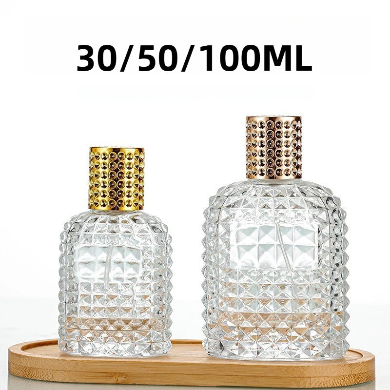 Travel Perfume Atomizer 30/50/100ML | Pineapple Shape Refillable Spray Bottle | Portable Transparent Fragrance Dispenser