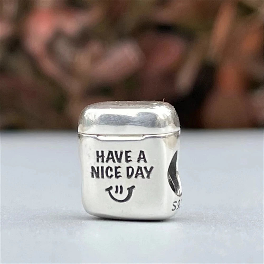 925 Sterling Silver Camera Earphone Watch Charms Beads | DIY Fashion Jewelry for Women Bracelets