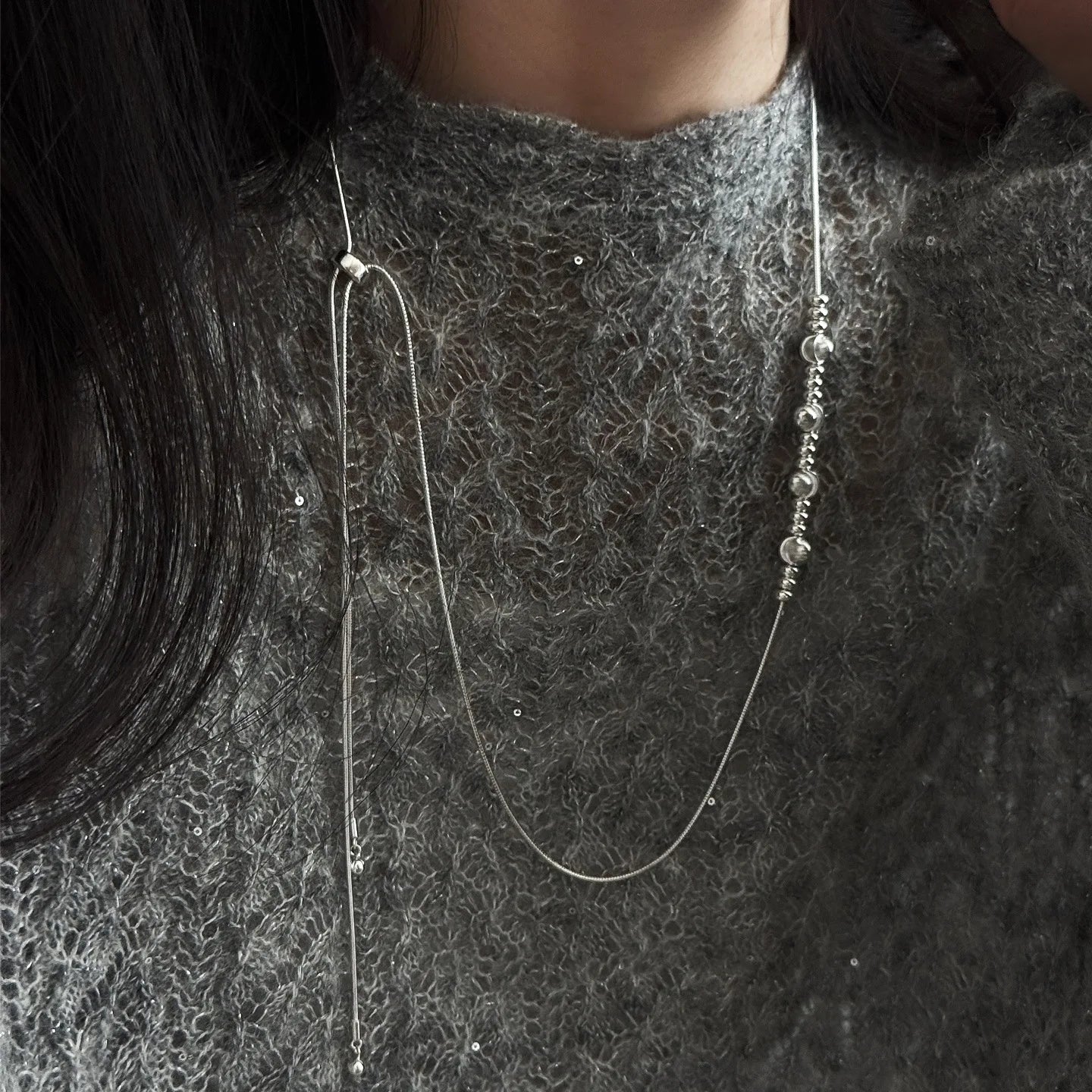 925 Sterling Silver Heart Pendant Necklace | Adjustable Love Choker for Women & Girls, Elegant Jewelry Gift