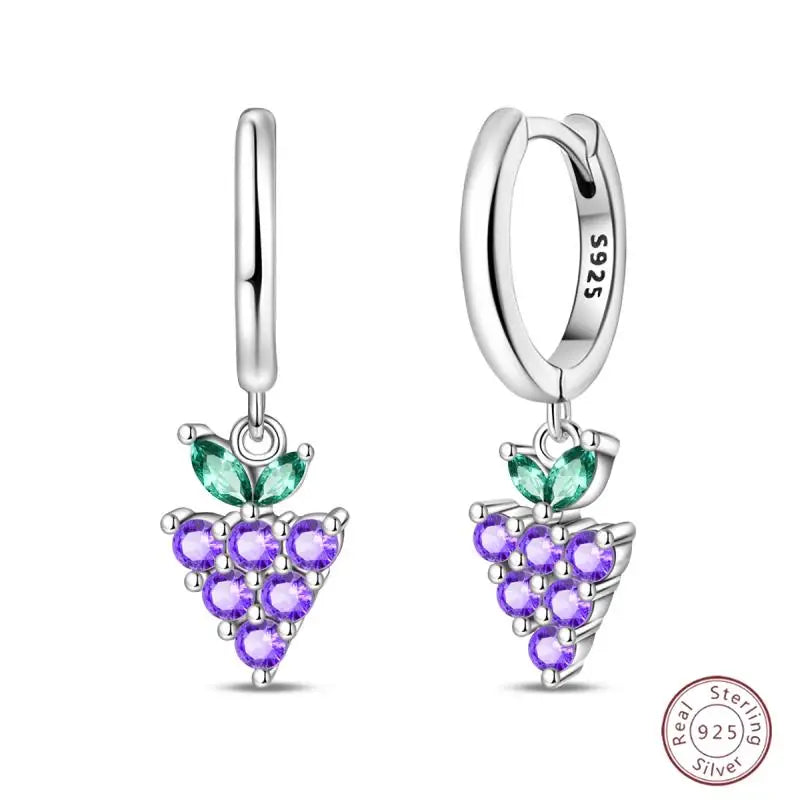 New Original 925 Sterling Silver Sweetheart Bow & Crab Ocean Earrings | Donut Zircon Round Design Women’s Fine Jewelry
