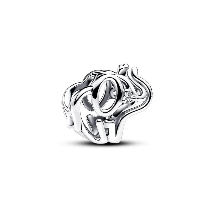 925 Sterling Silver Hollow Elephant & Sloth Charms | Fit Original Bracelet Necklace Women Luxury DIY Jewelry