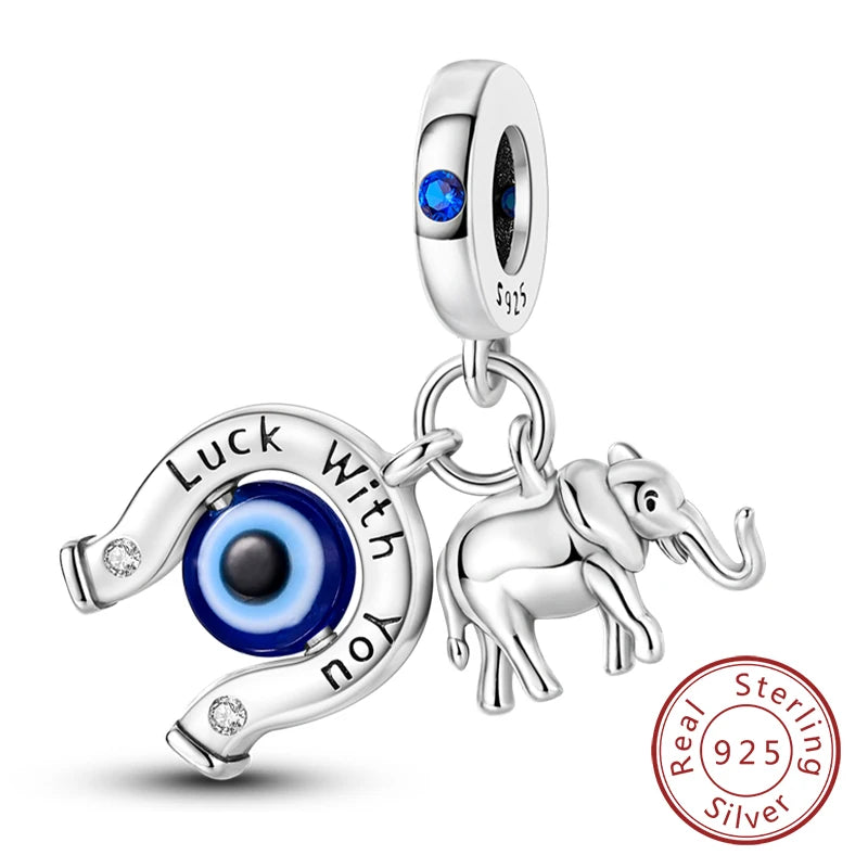 Cute Animal Puppy & Cat Charms | Fit Original 925 Sterling Silver Bracelet – DIY Women’s Fine Jewelry Beads