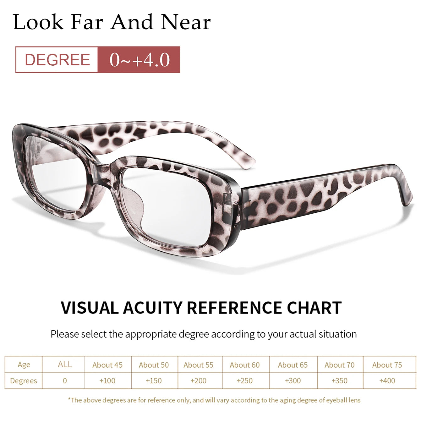 Fashion Reading Glasses for Women & Men – Cute Casual Magnification Presbyopic Eyewear | Perfect Gift for Grandparents