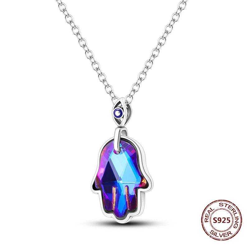 Heart to Heart Necklace 925 Sterling Silver Love Pendant Chain for Women – Wedding & Engagement Fine Jewelry