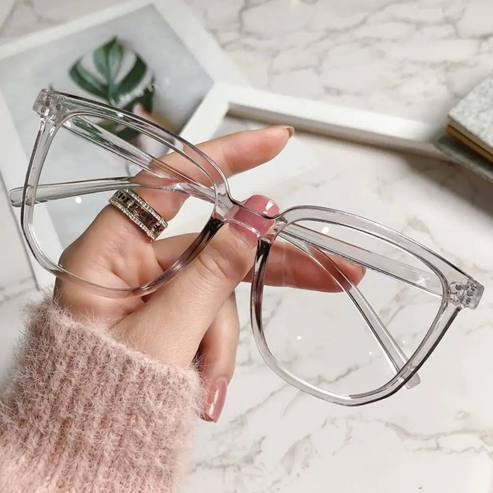 Large Square Frame Anti-Blue Light Glasses – Fashion Retro Computer Reading Eyeglasses for Men & Women | Optical Spectacle Eyewear