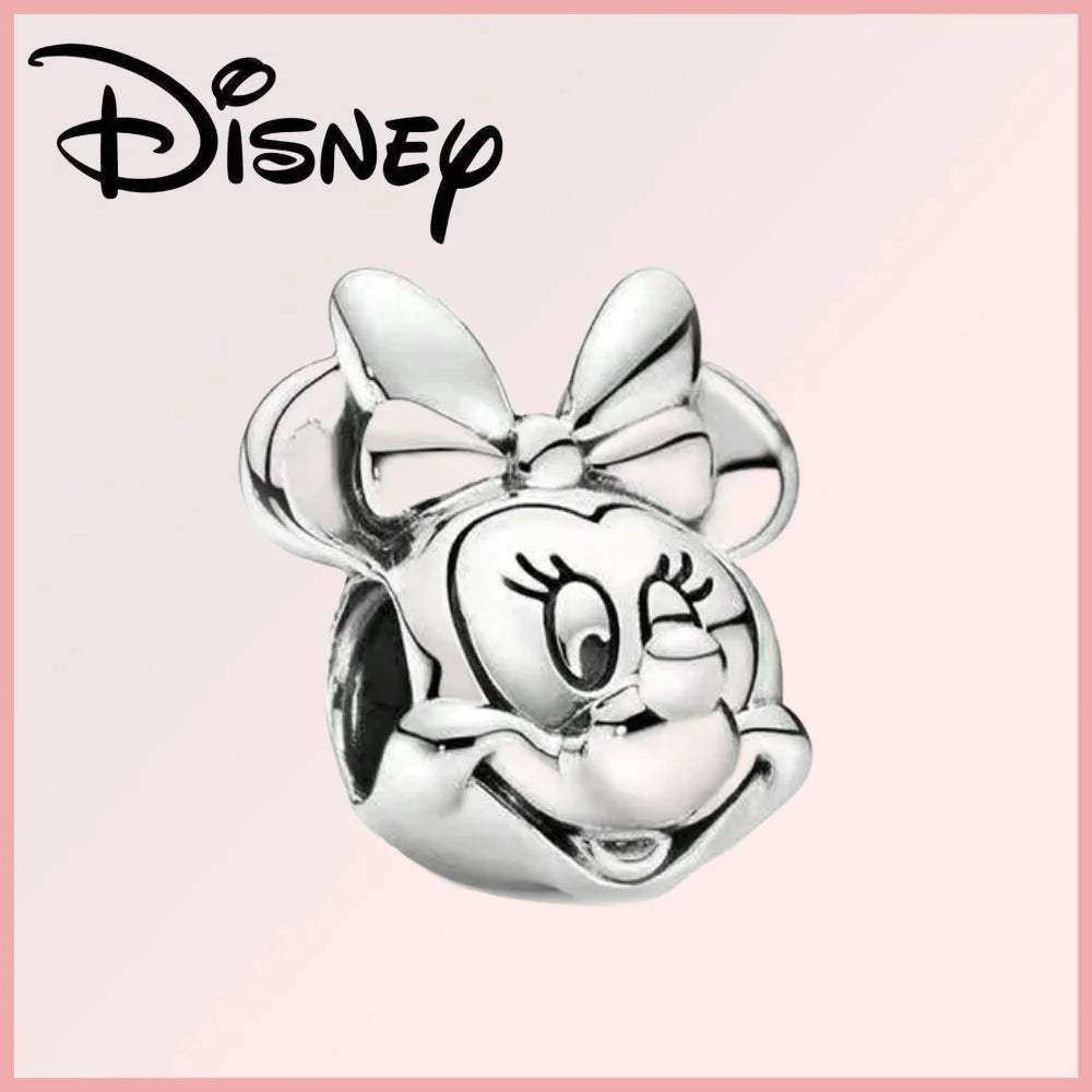 Disney Deadpool Stitch Minnie Winnie 925 Sterling Silver Dangle Charms – Fit Original Bracelet