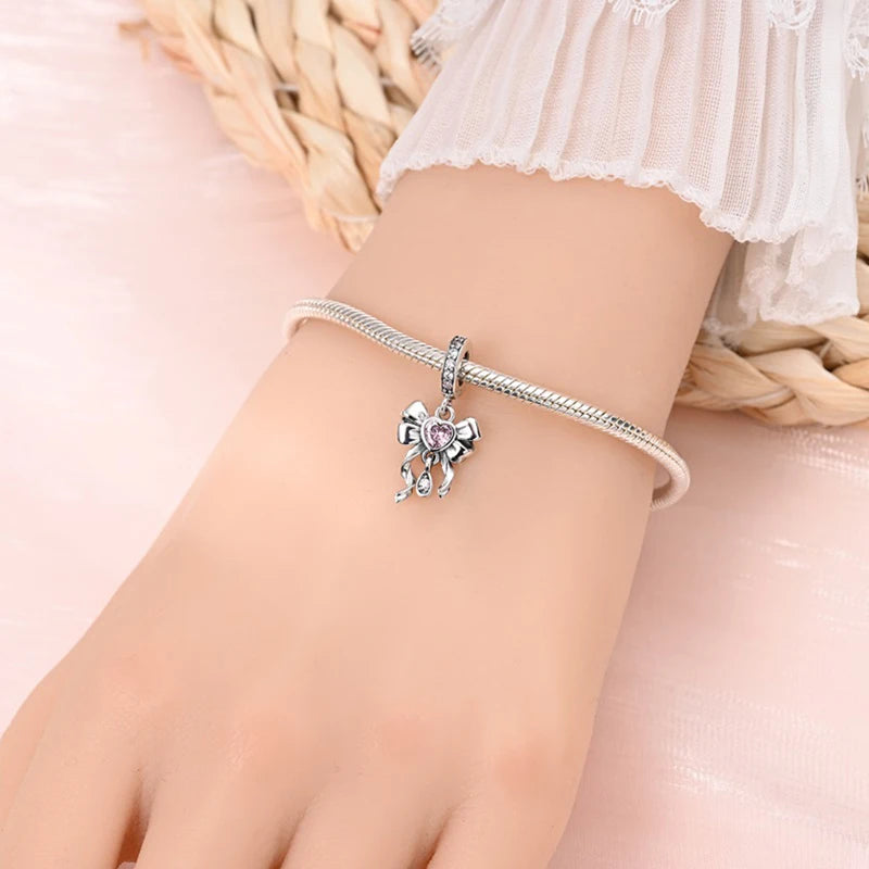 925 Sterling Silver Hollow Elephant & Sloth Charms | Fit Original Bracelet Necklace Women Luxury DIY Jewelry