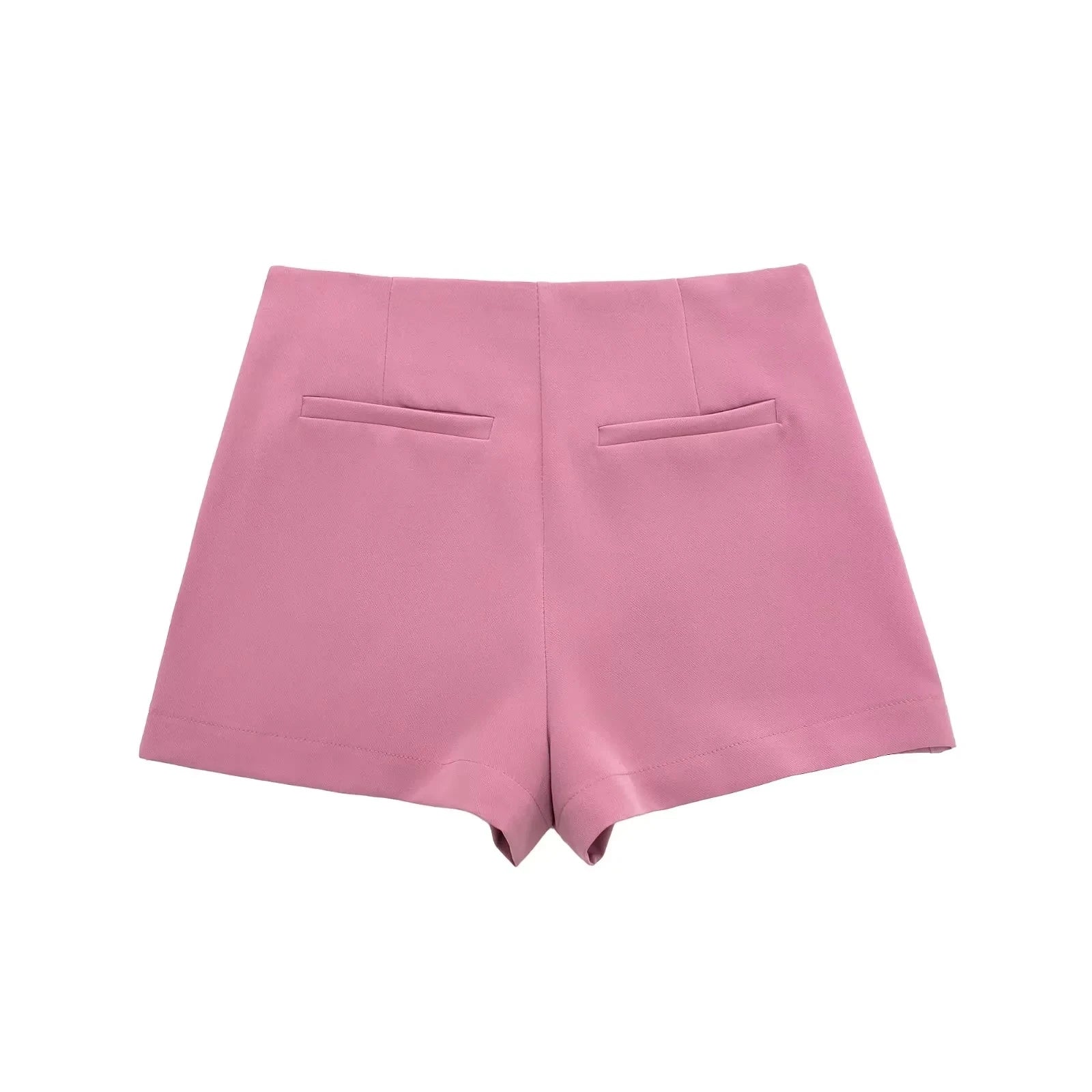 TRAF Women’s High Waist Skort – Stylish Summer Mini Skirt Pants | Pink, Black & Brown Asymmetric Casual Skort