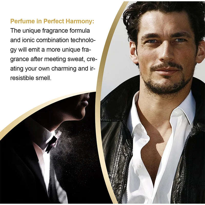 90ml Pheromone Seductive Perfume for Men – Long-Lasting Body Spray to Attract Women | Charming Flirting Dating Scent