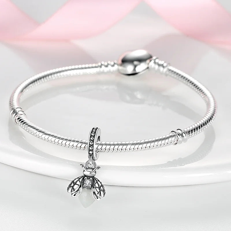 925 Sterling Silver Bee Series Charms | Fit Original Pandora Bracelet – DIY Women’s Jewelry Beads Hot Sale