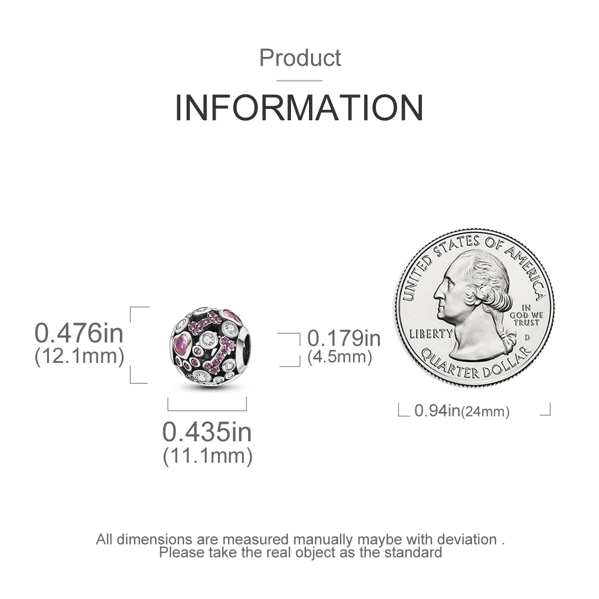 S925 Silver Heart Love Mom Infinity Charm | Dangle Bead Fit Bracelet Jewelry Mother’s Day Gift