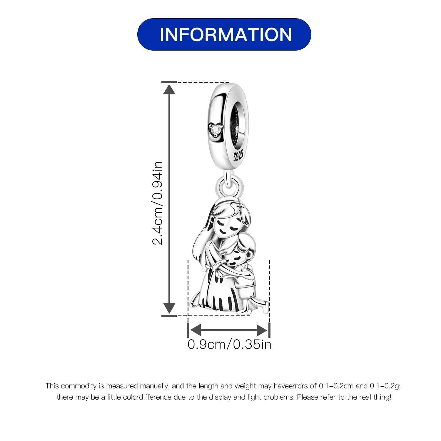 Orstarry 925 Sterling Silver Cartoon Nurse Charm Bead | Cute DIY Bracelet Jewelry Gift for Women