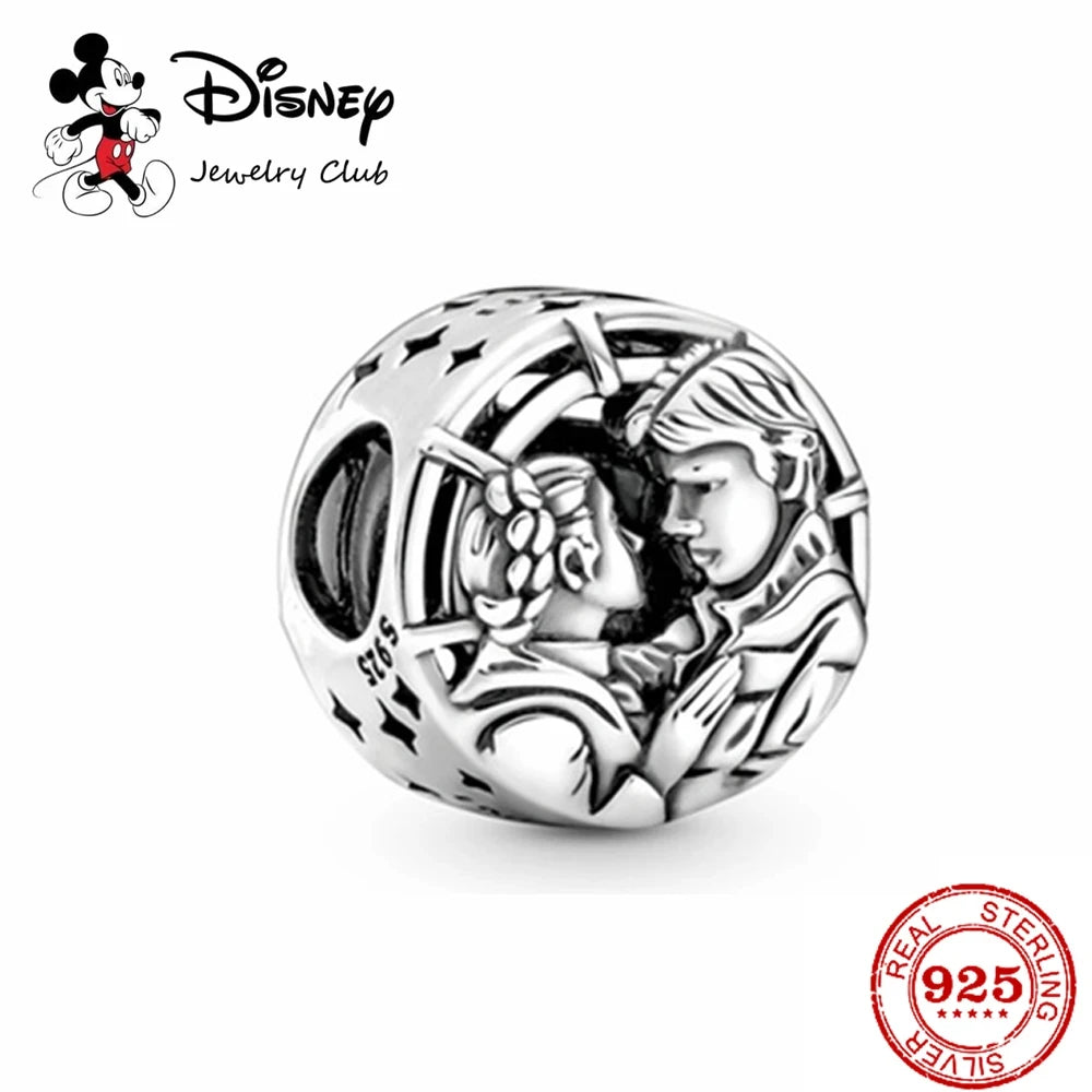 100% 925 Sterling Silver Disney Star Wars Charm Beads – DIY Bracelet Jewelry for Women
